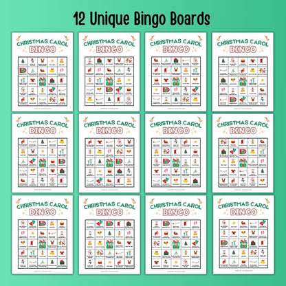 Christmas Carol Bingo