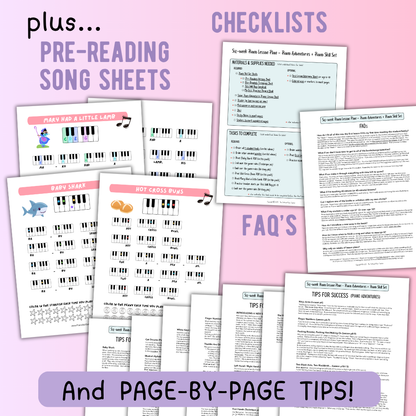 Faber Piano Adventures® + Piano Skill Set Lesson Plans