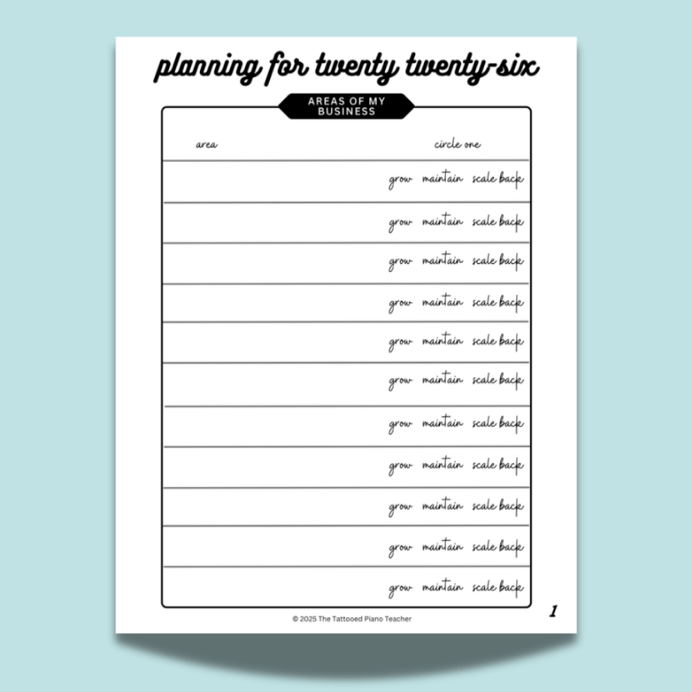 Goal Setting Worksheets