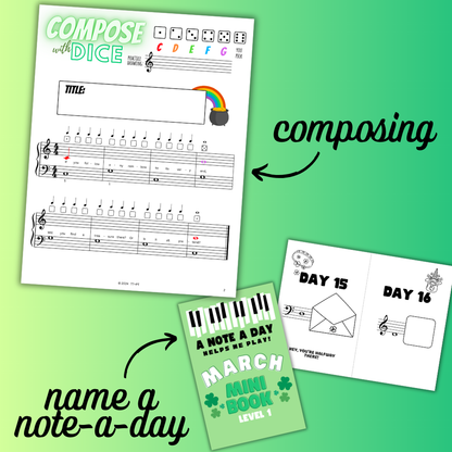 St. Patrick's Day Music Activities Bundle
