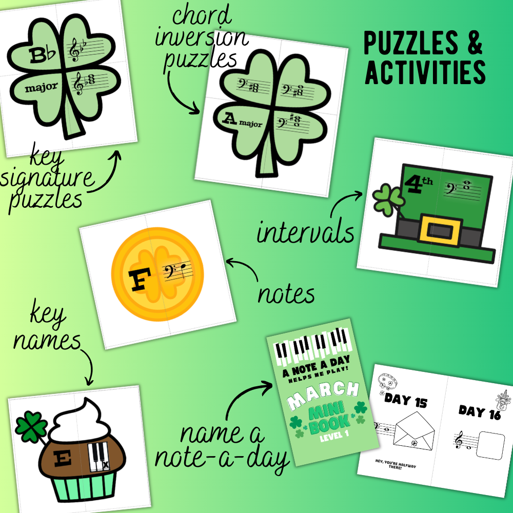 St. Patrick's Day BIG Bundle - Activities + Worksheets
