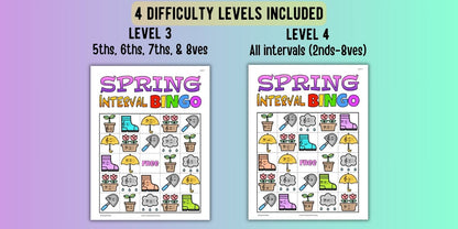 Spring Interval Bingo