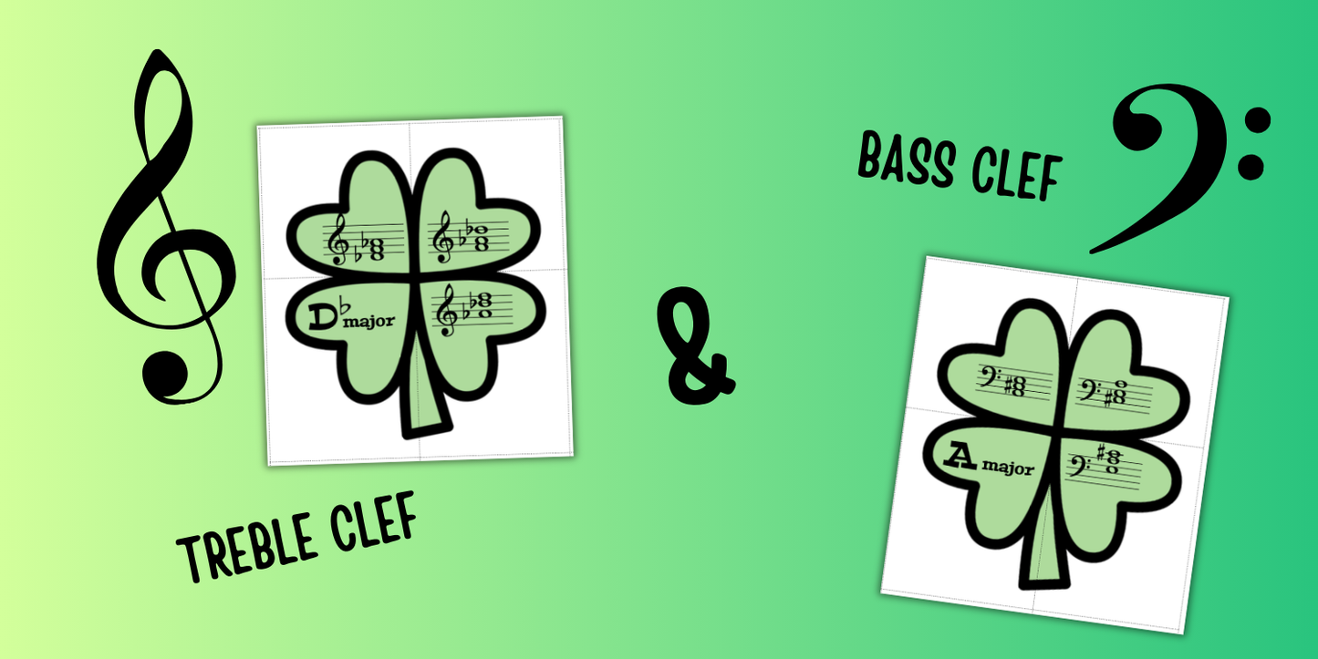 Chord Inversion Shamrock Puzzles