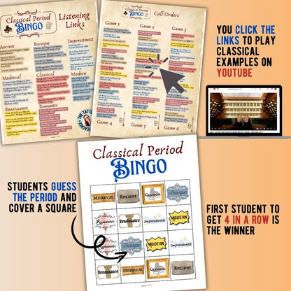 Classical Period Bingo