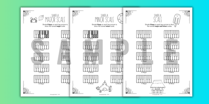 Summer SCALES Worksheets