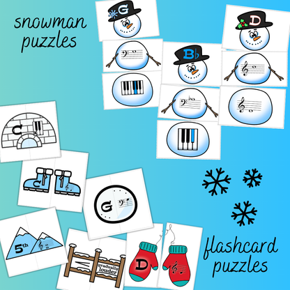 Winter Music Activities Bundle