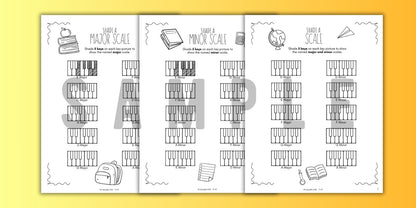 Back to School SCALES Worksheets