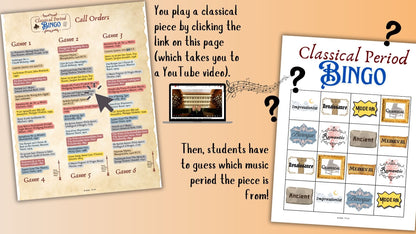 Classical Period Bingo