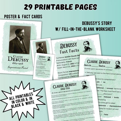 Debussy August Composer of the Month