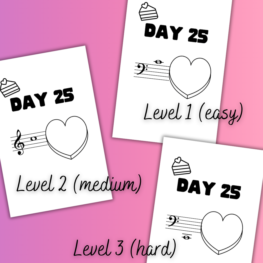 February Note A Day Mini Book