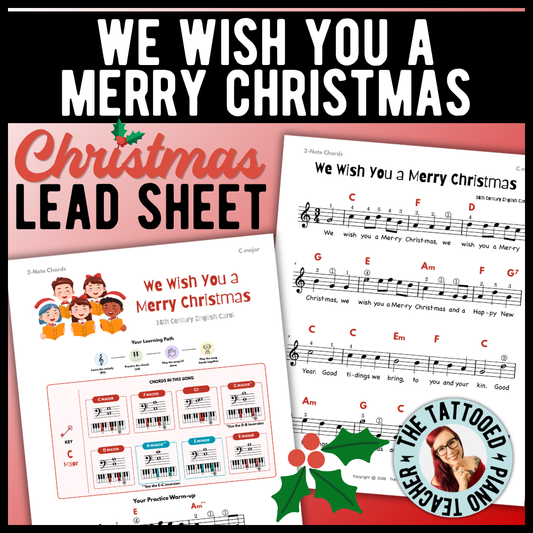 We Wish You a Merry Christmas Lead Sheet Music