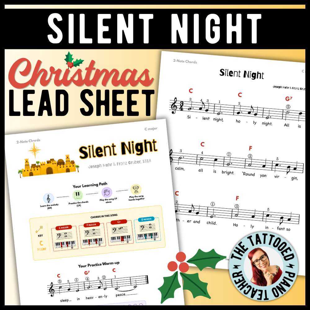 Silent Night Christmas Lead Sheet Music