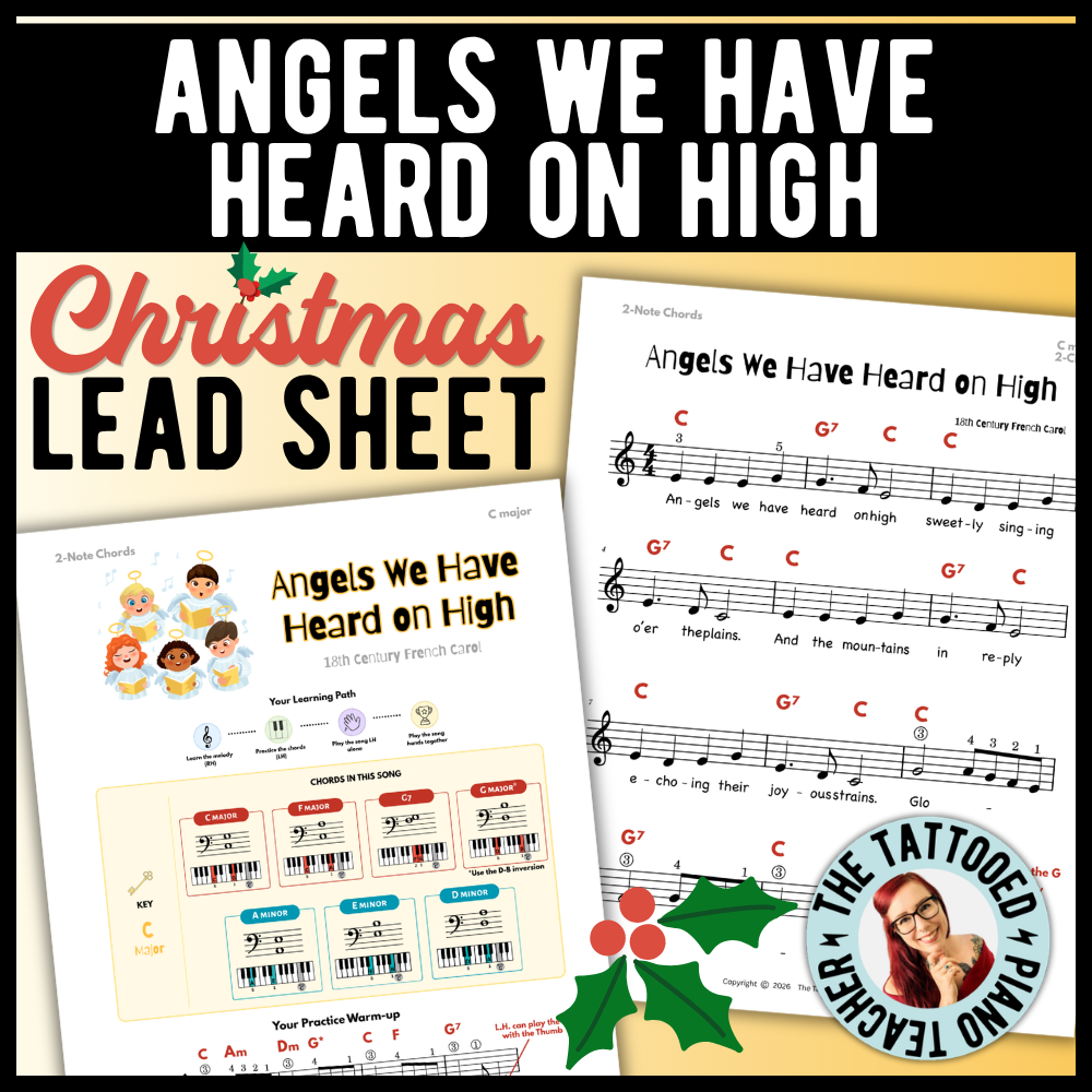 Angels We Have Heard on High Christmas Lead Sheet Music
