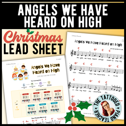 Angels We Have Heard on High Christmas Lead Sheet Music