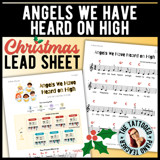 Angels We Have Heard on High Christmas Lead Sheet Music