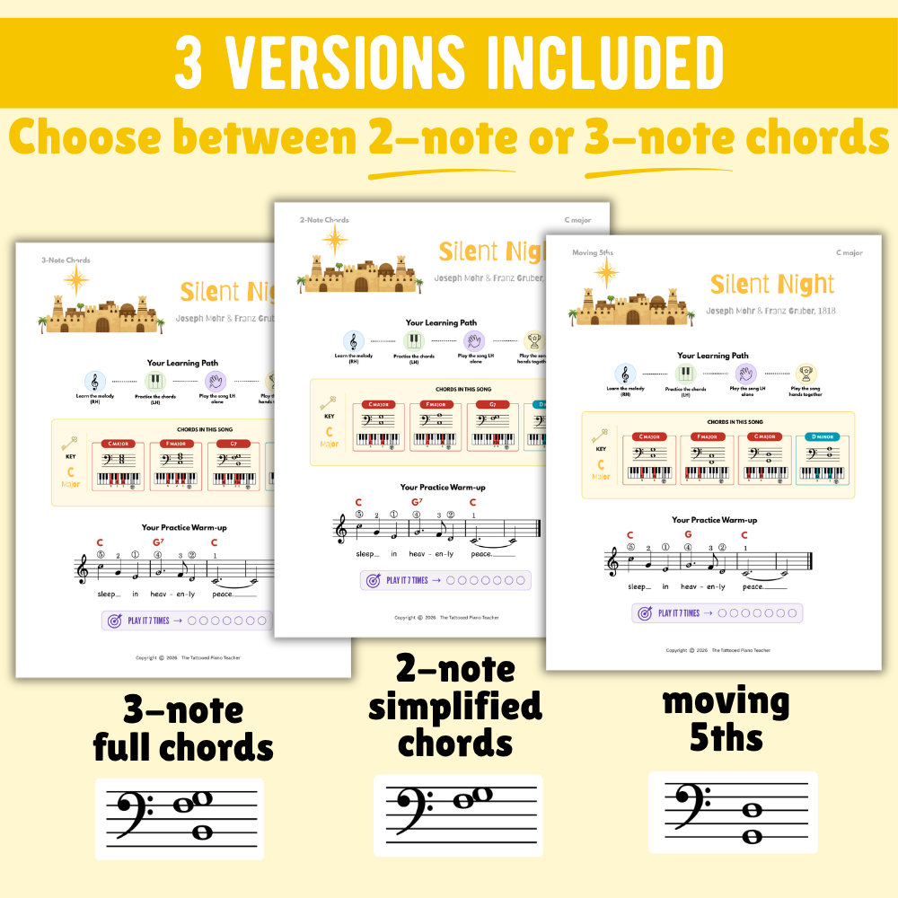 Silent Night Christmas Lead Sheet Music