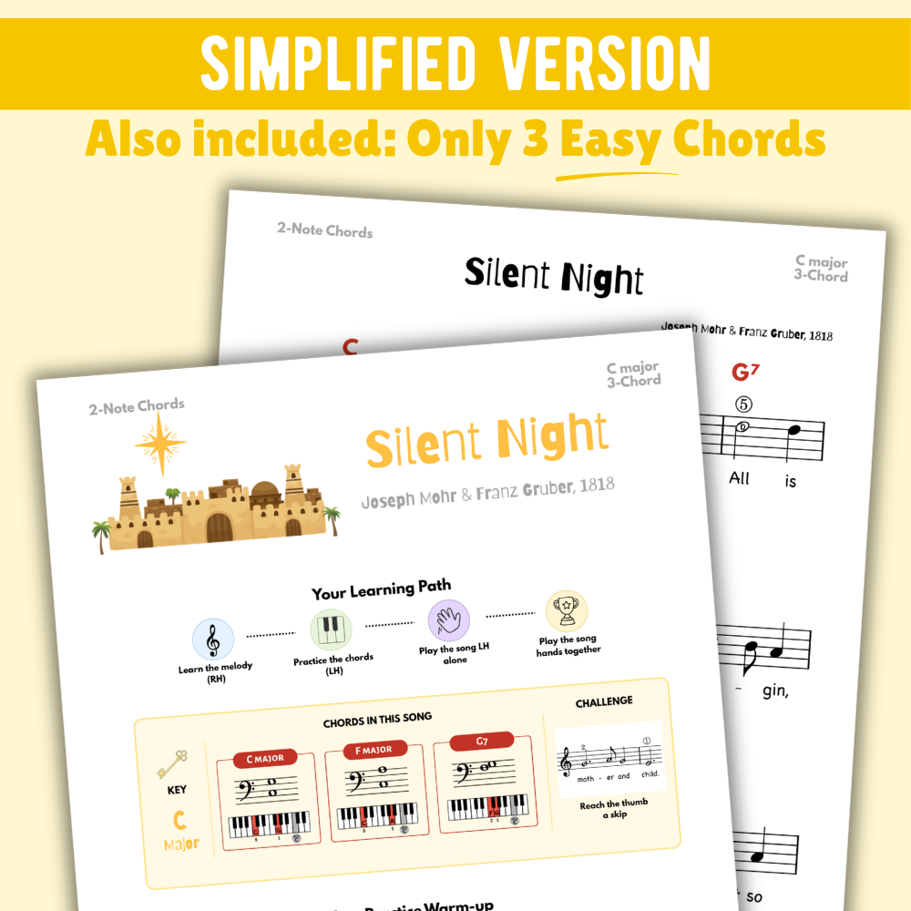 Silent Night Christmas Lead Sheet Music