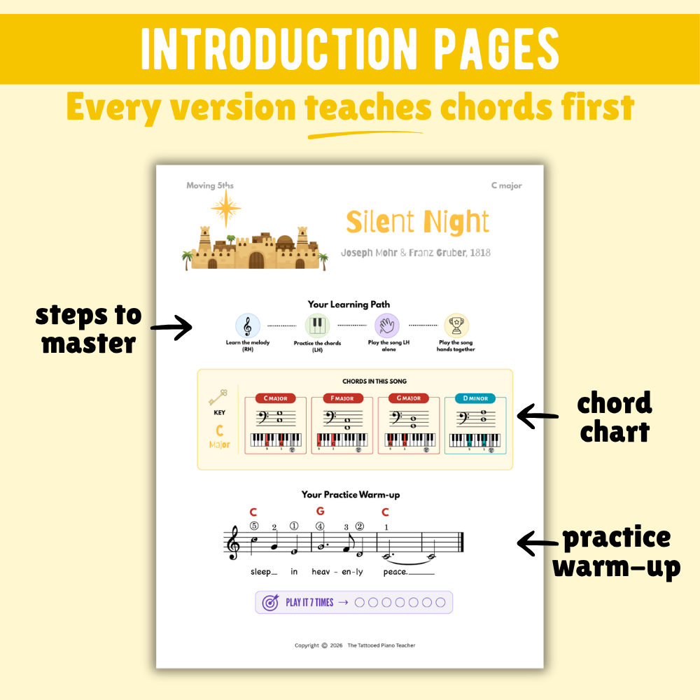 Silent Night Christmas Lead Sheet Music