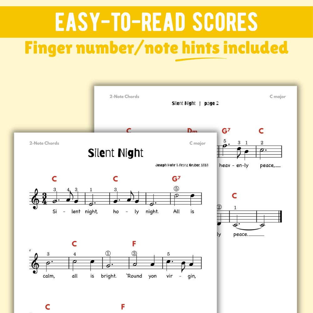 Silent Night Christmas Lead Sheet Music