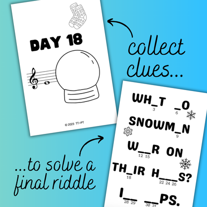 January Note A Day Mini Book