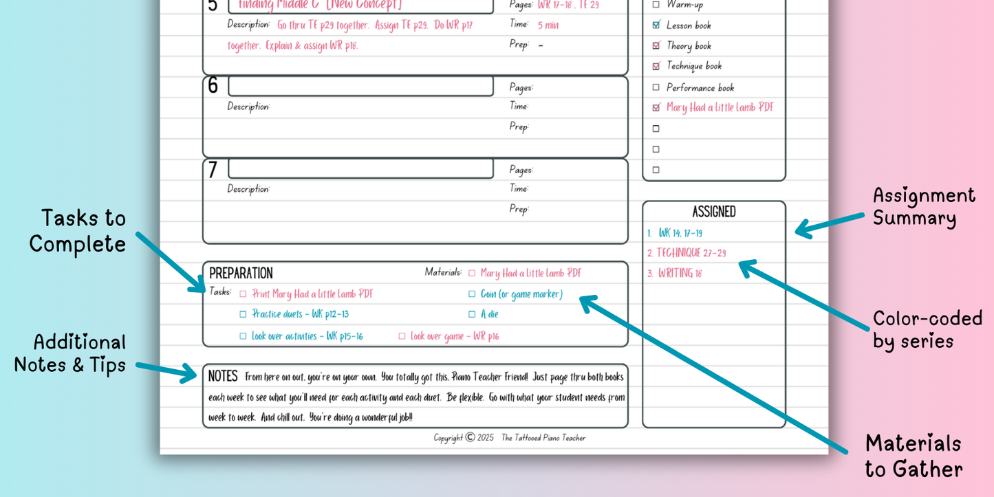 WunderKeys® + Piano Skill Set Lesson Plans