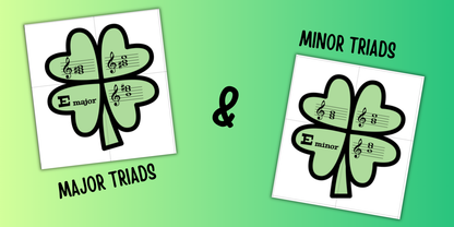 Chord Inversion Shamrock Puzzles