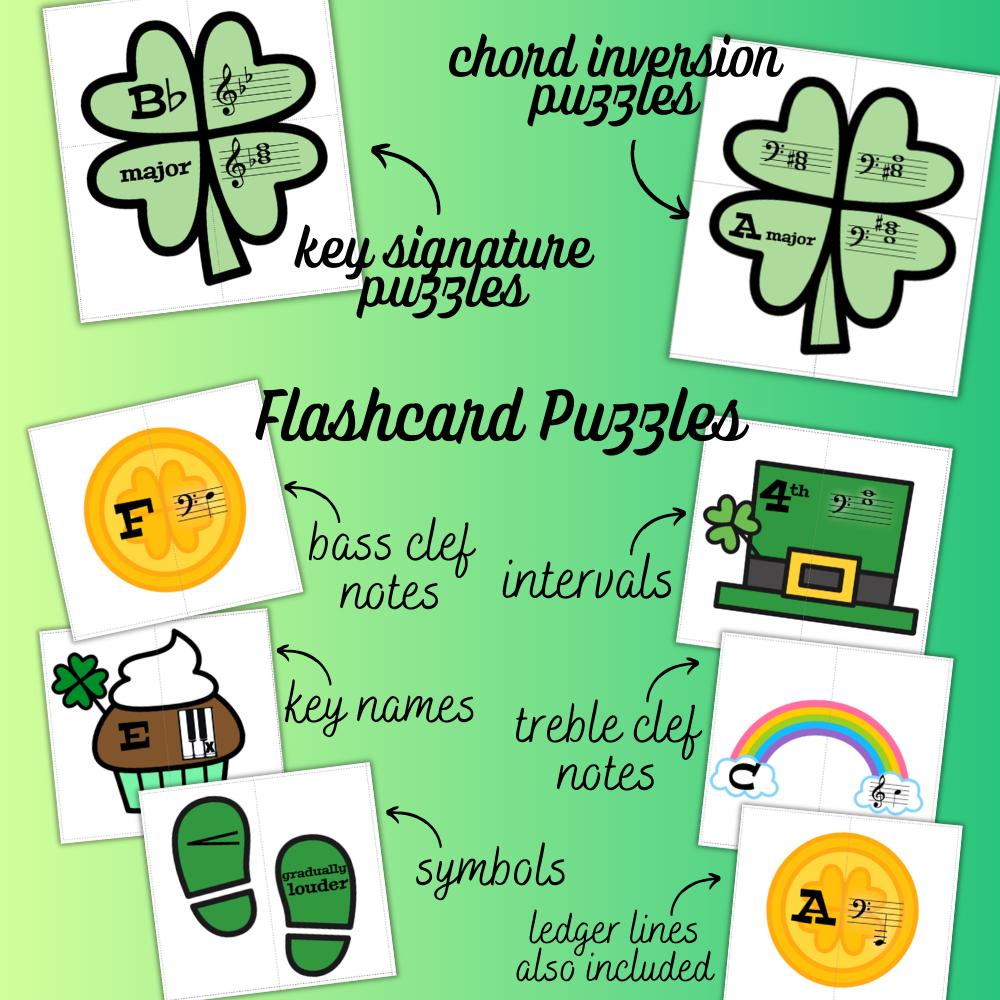 St. Patrick's Day Music Activities Bundle
