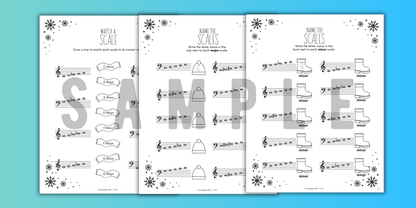 Winter SCALES Worksheets