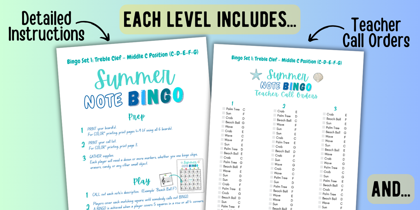 Note Bingo Bundle
