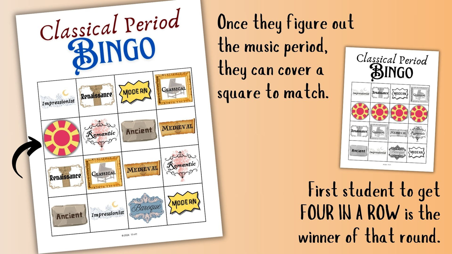 Classical Period Bingo