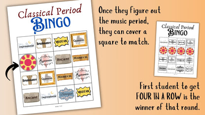 Classical Period Bingo