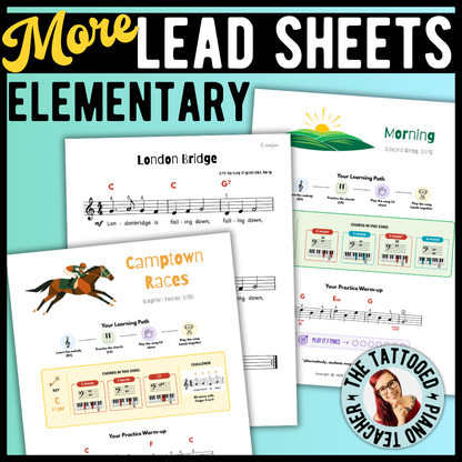 More Beginner Lead Sheets (Elementary)