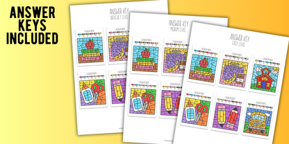 Back to School Color-By-Note