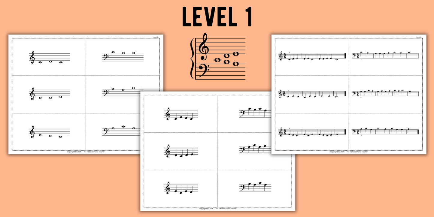 Sight-reading Cards