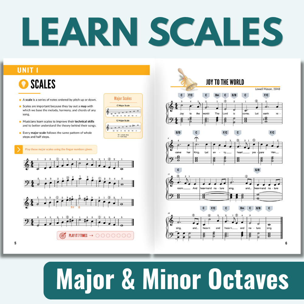 [Studio License] Chord First Book 3: All-in-One Piano Method for Teens & Adults