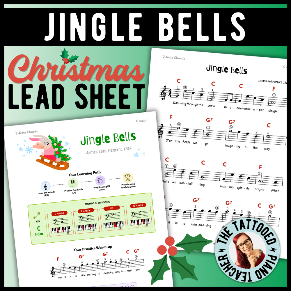 Jingle Bells Christmas Lead Sheet Music