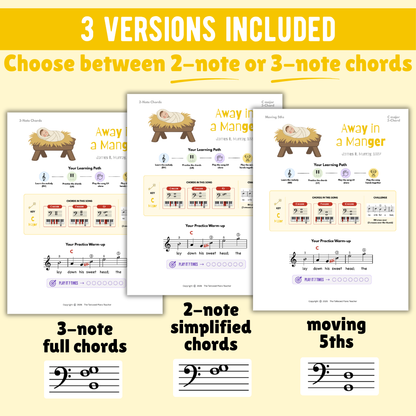 Away in a Manger Christmas Lead Sheet Music