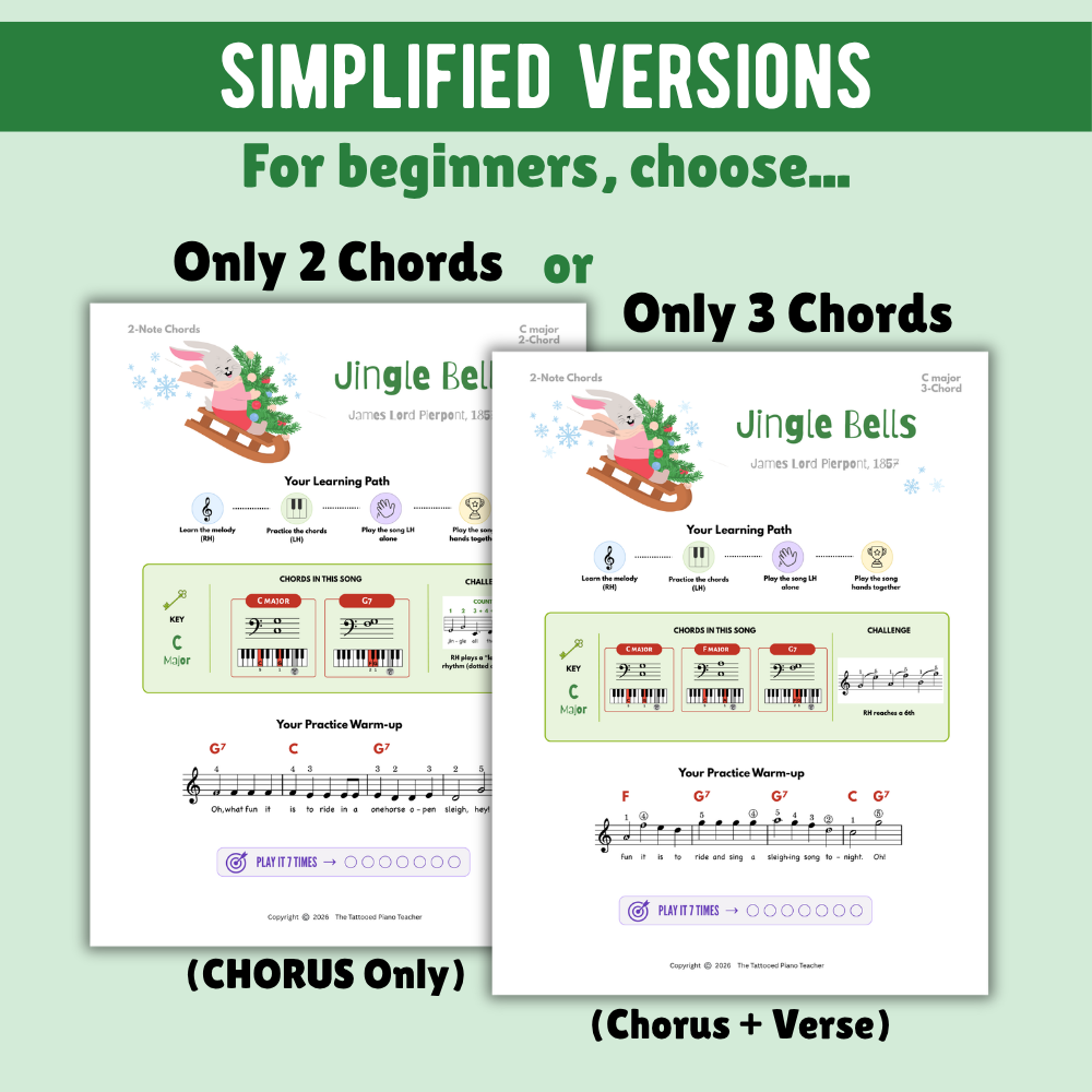Jingle Bells Christmas Lead Sheet Music