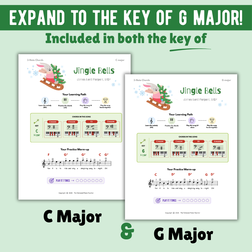 Jingle Bells Christmas Lead Sheet Music