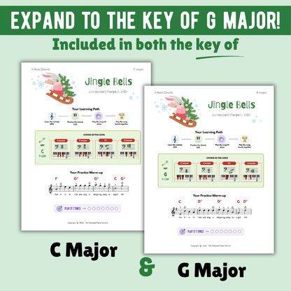 Jingle Bells Christmas Lead Sheet Music
