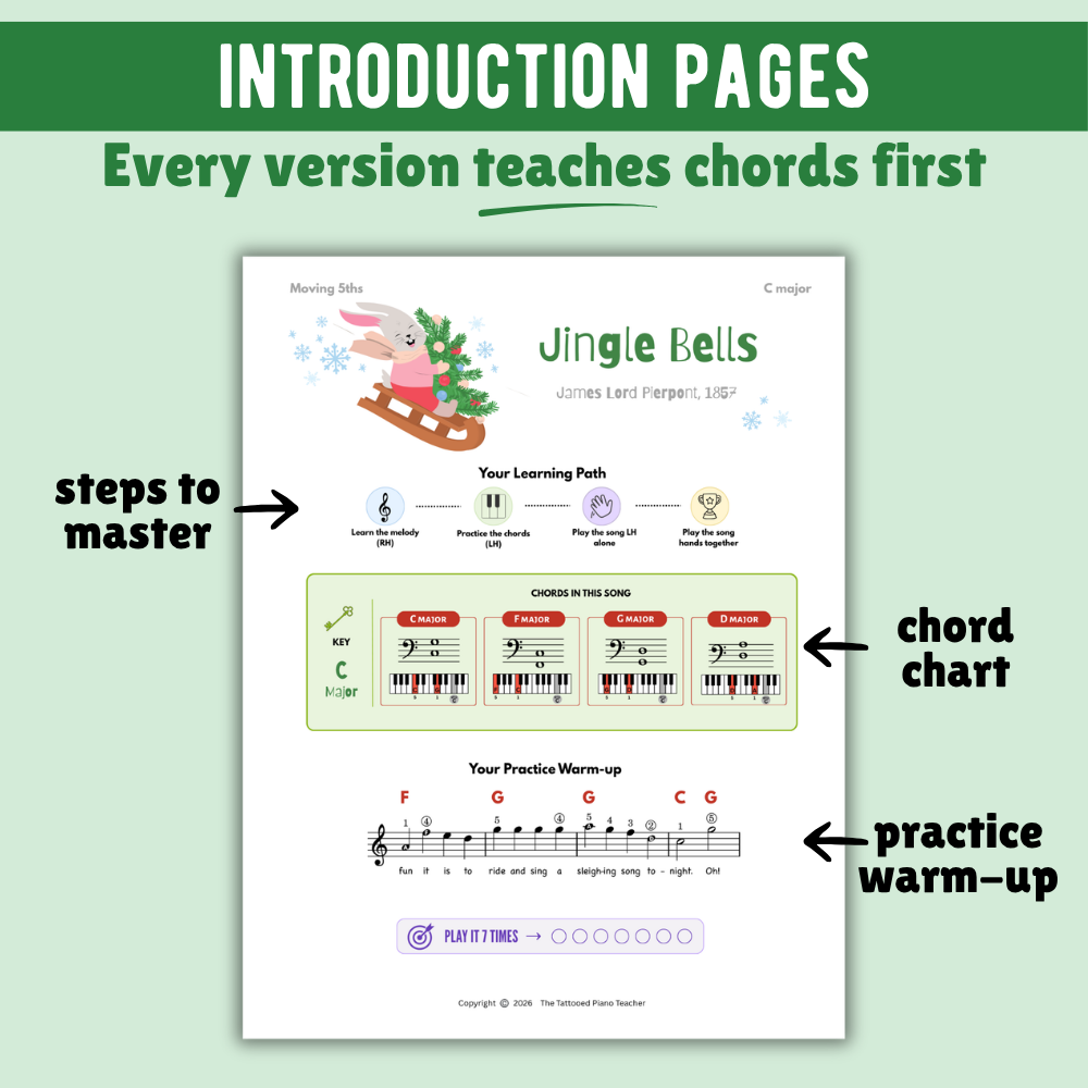 Jingle Bells Christmas Lead Sheet Music