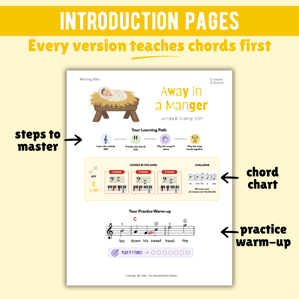 Away in a Manger Christmas Lead Sheet Music