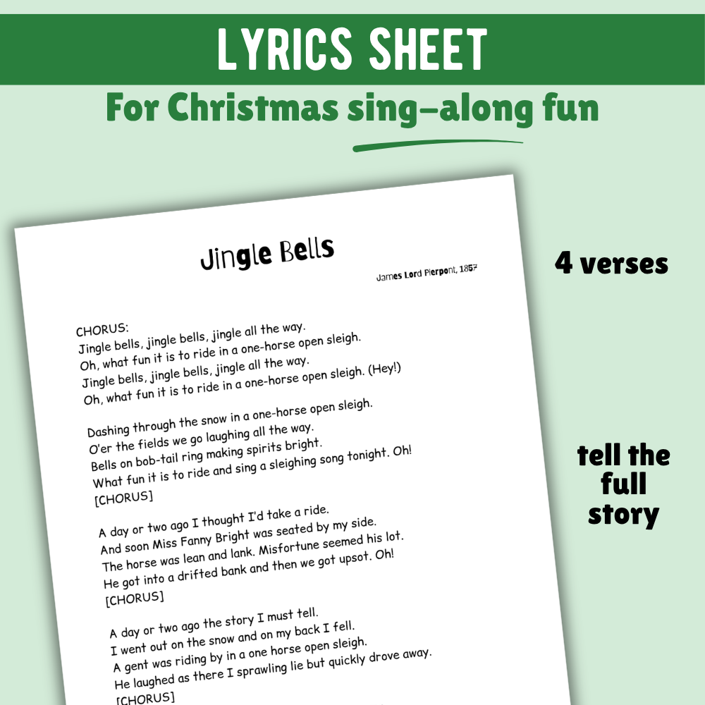 Jingle Bells Christmas Lead Sheet Music