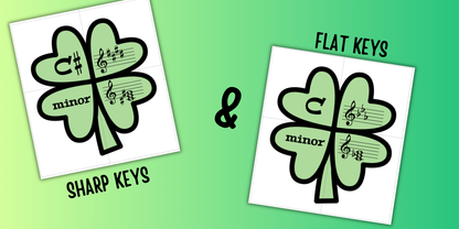 Key Signature Shamrock Puzzles
