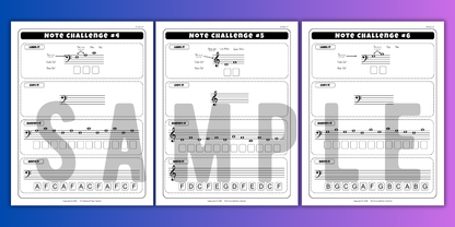 Primer Note Worksheet Pack
