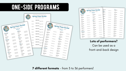 Around the World Piano Recital Kit