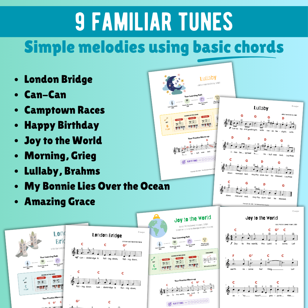 More Beginner Lead Sheets (Elementary)