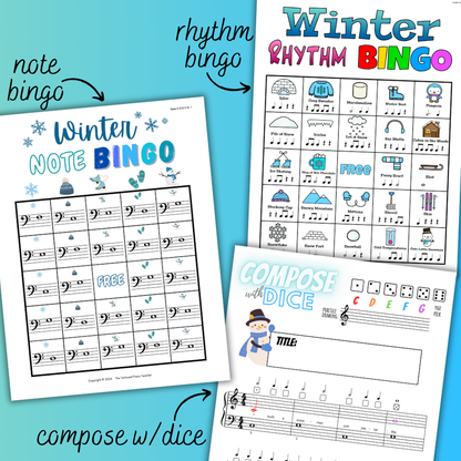 Winter BIG Bundle - Activities + Worksheets