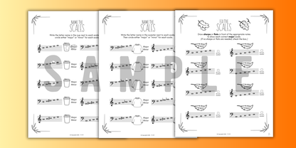 Fall SCALES Worksheets