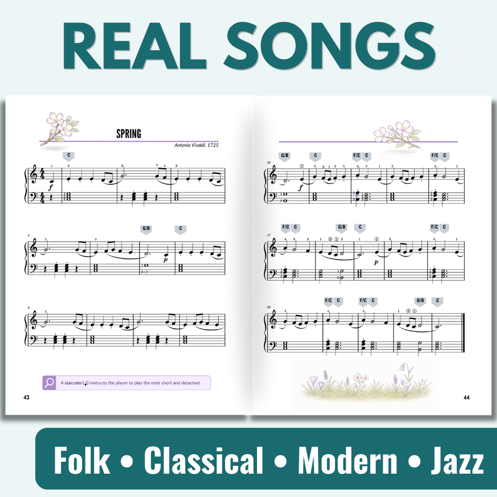 [Physical Book] Chord First Book 2: All-in-One Piano Method for Teens & Adults